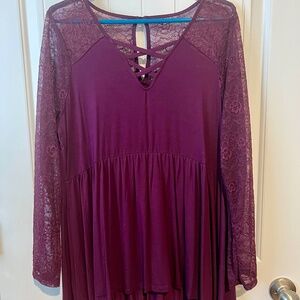 Torrid Super Soft Knits Lace top.